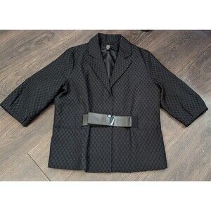 Attention Women's Size XL Blazer Jacket Black (625m)